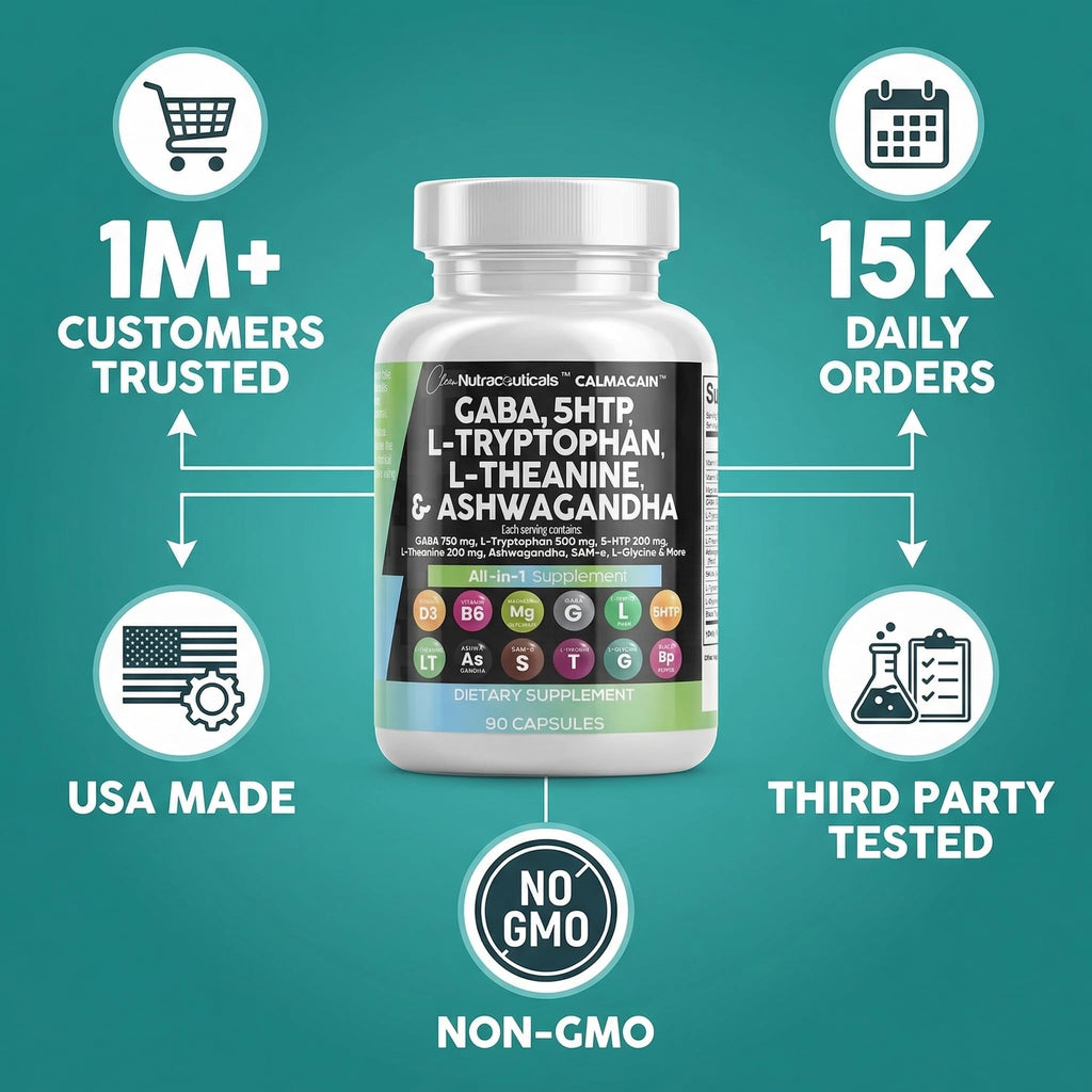 Mood Support CalmAgain by Clean Nutraceuticals

