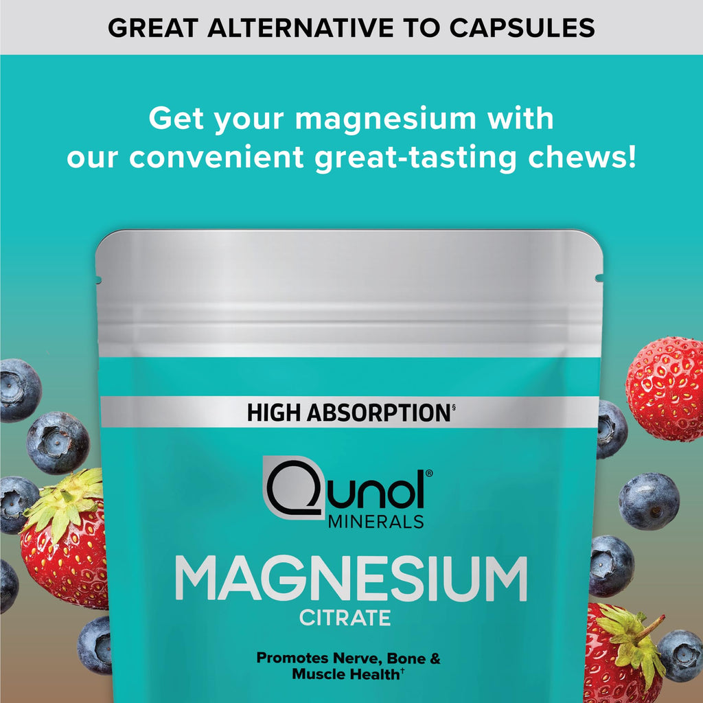 Qunol Magnesium Citrate Soft Chews

