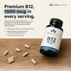 Vitamin B12 Methylcobalamin 1000 mcg - Luma Nutrition Energy

