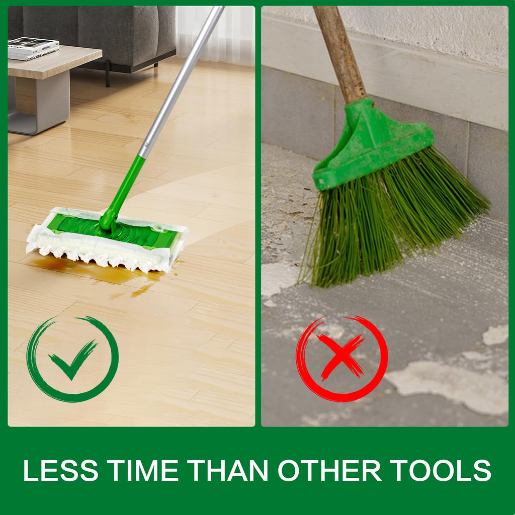 Dry Mop Cloths for Sweeper Mops – Disposable Microfiber Pads

