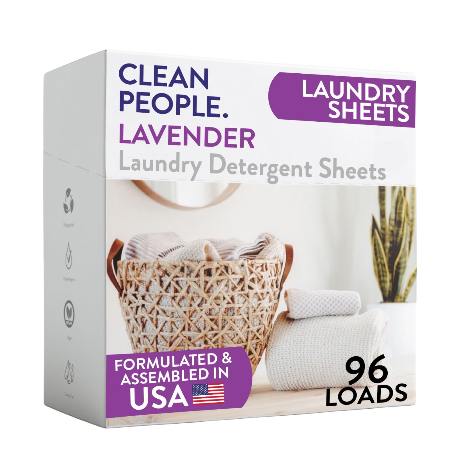 Clean People Laundry Detergent Sheets – Ultra Concentrated