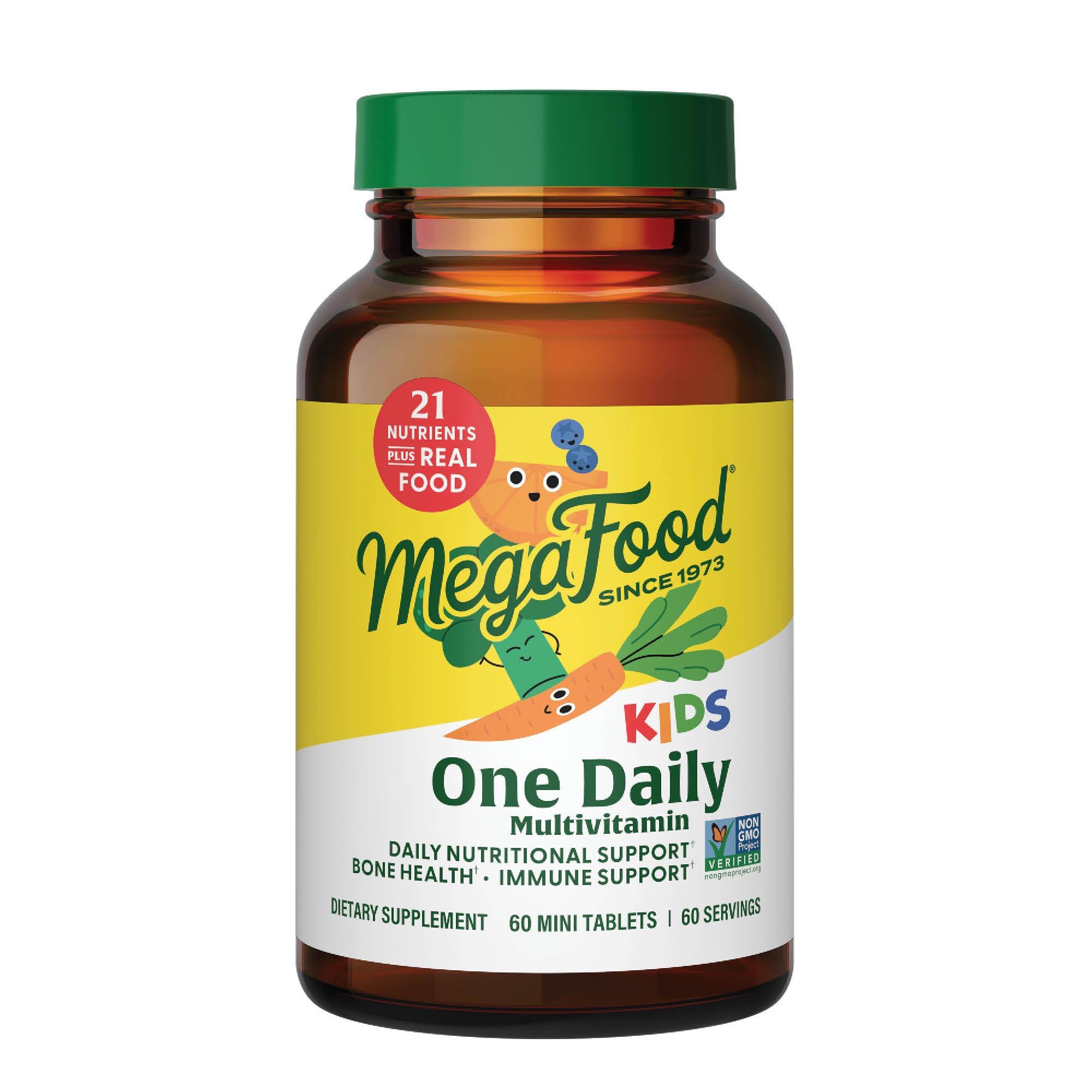 MegaFood Multivitamin for Kids – One Daily Mini Tablet

