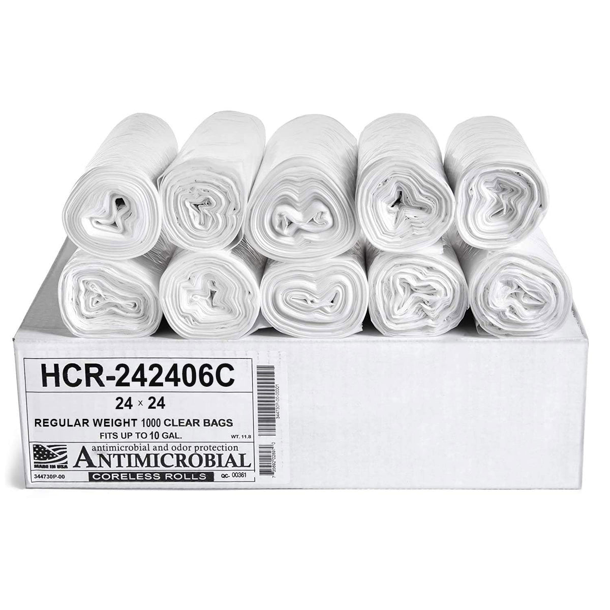 Aluf Plastics High Density Trash Bags - Heavy-Duty