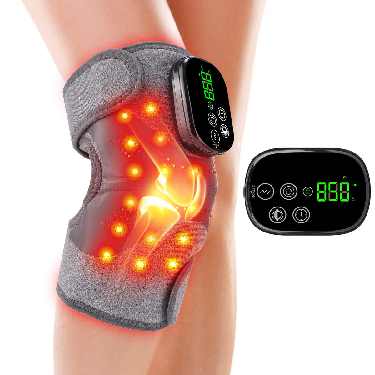Knee Massager with Heat, Red Light Therapy, and Vibration

