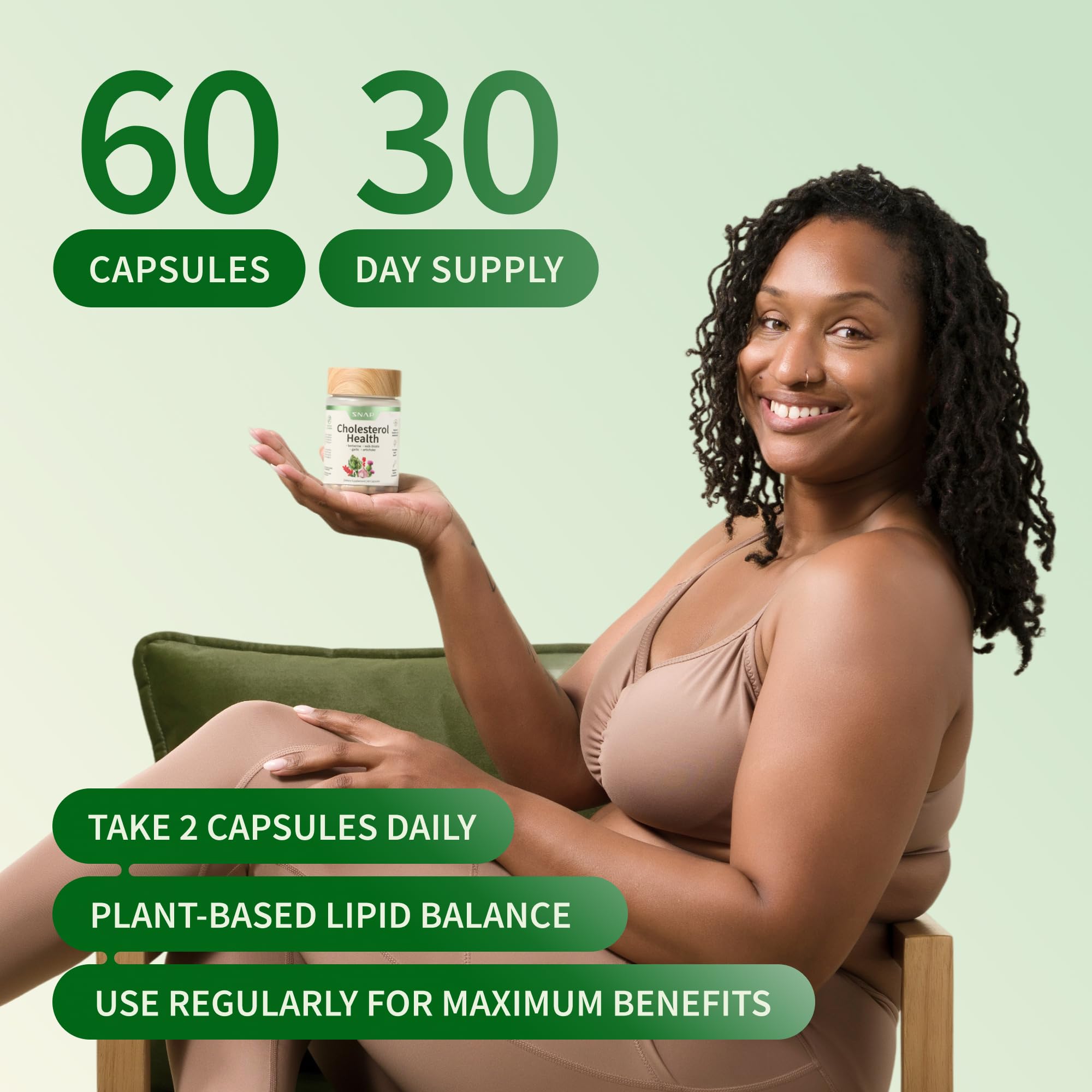 Snap Supplements Dietary Supplement for Heart & Digestion

