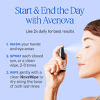Avenova Eyelid and Eyelash Cleanser Spray with Wipes

