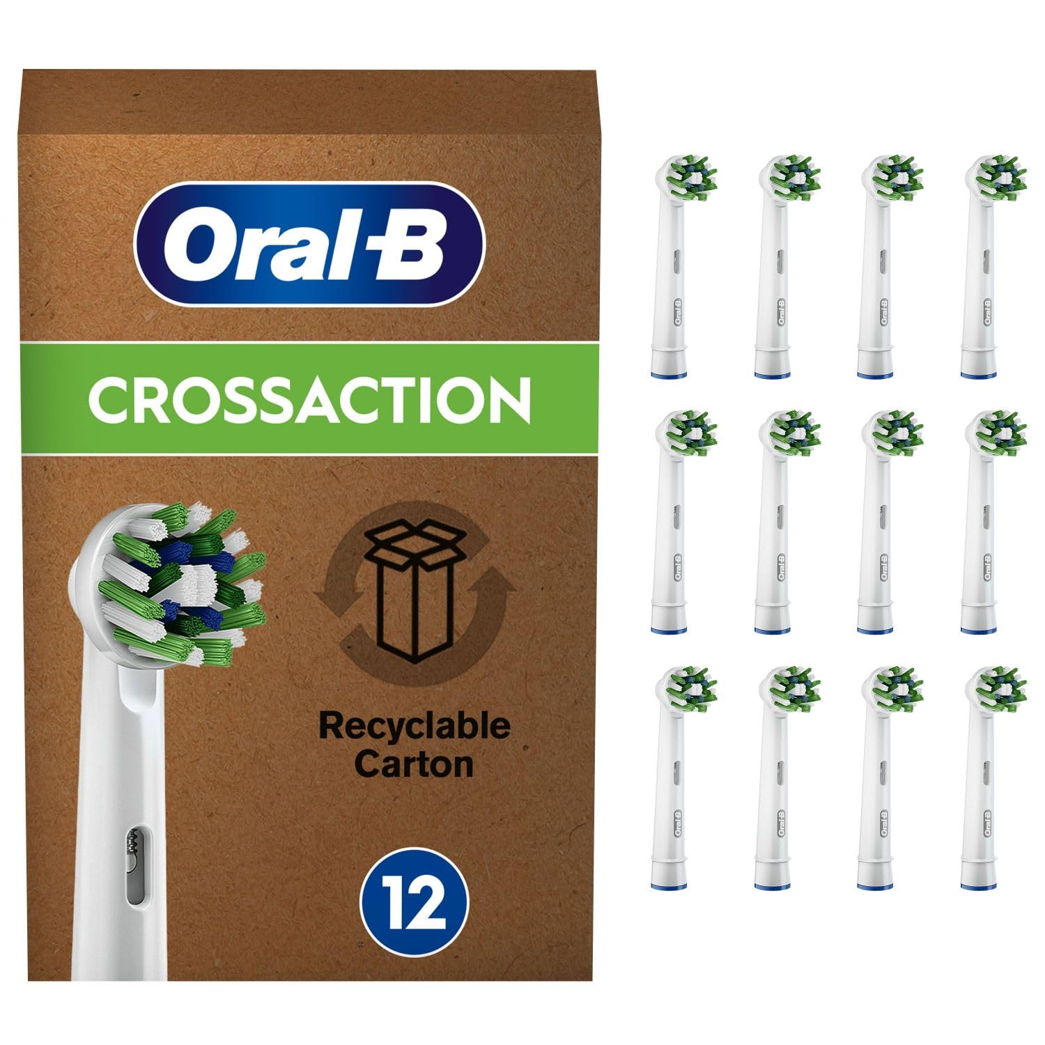 Oral-B Cross Action Replacement Brush Heads for Electric Toothbrush