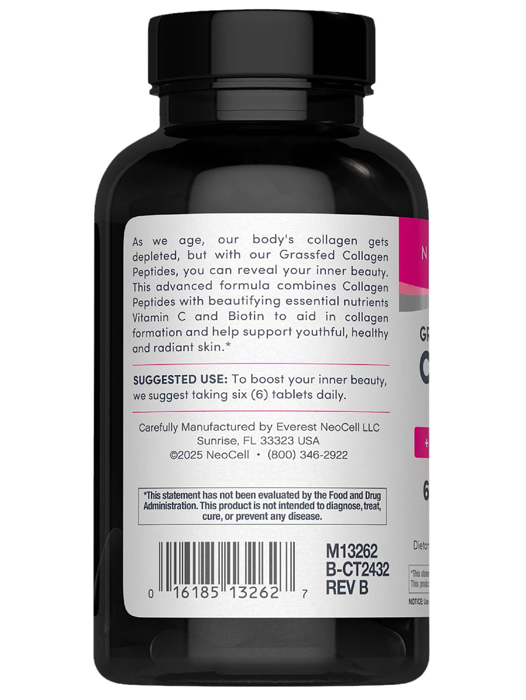 NeoCell Collagen Peptides Pills with Vitamin C & Biotin


