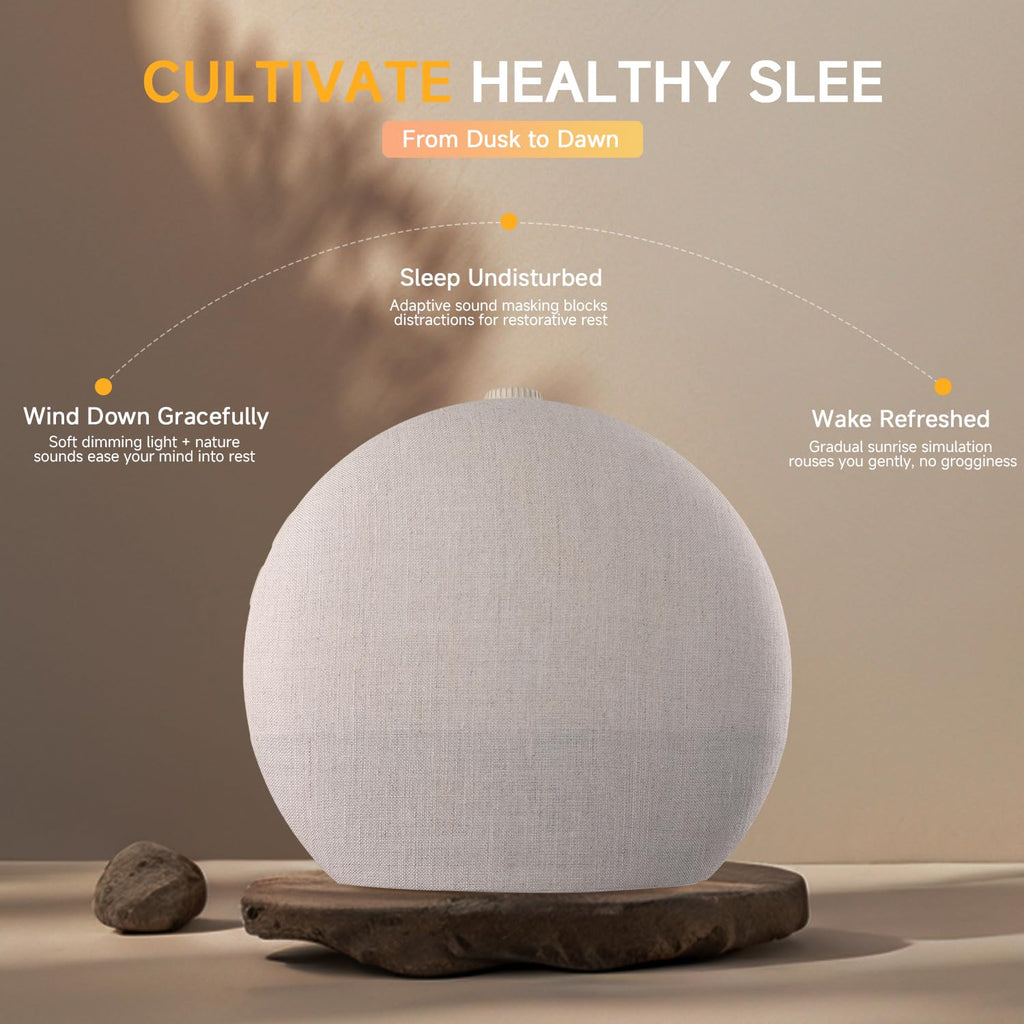 Geuuap Sunrise Alarm Clock with Sleep Sounds

