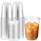 Baderke Disposable Cups with Sip Lids - Round Bottom

