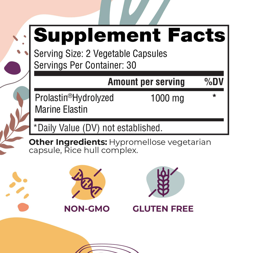 Body Kitchen Pro Elastin Peptides 1000mg - Skin Support

