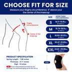 JOMVD Knee Brace with Side Stabilizers for Knee Pain


