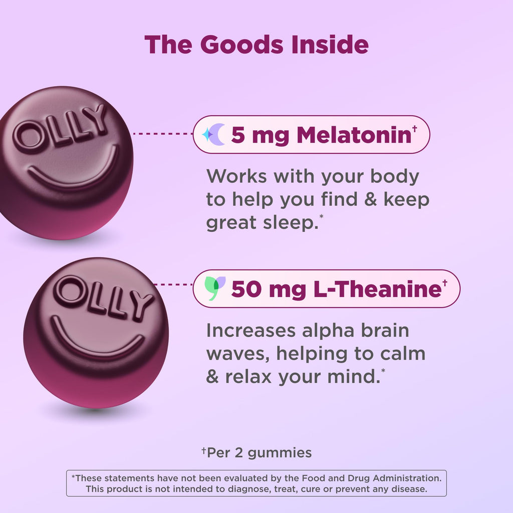 OLLY Sleep Gummy with Melatonin & L-Theanine

