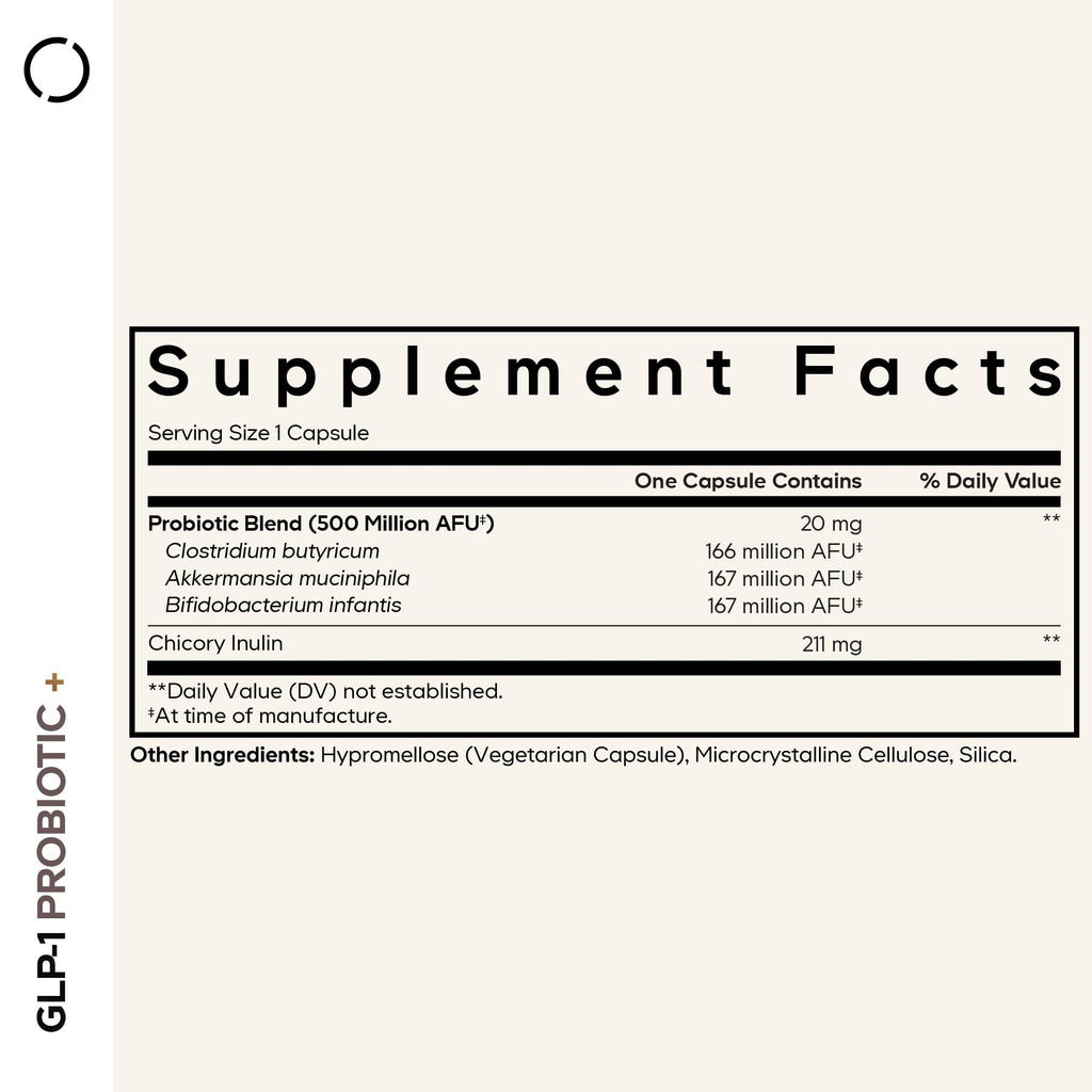 Codeage GLP-1 Probiotic+ Probiotic & Prebiotic Supplement

