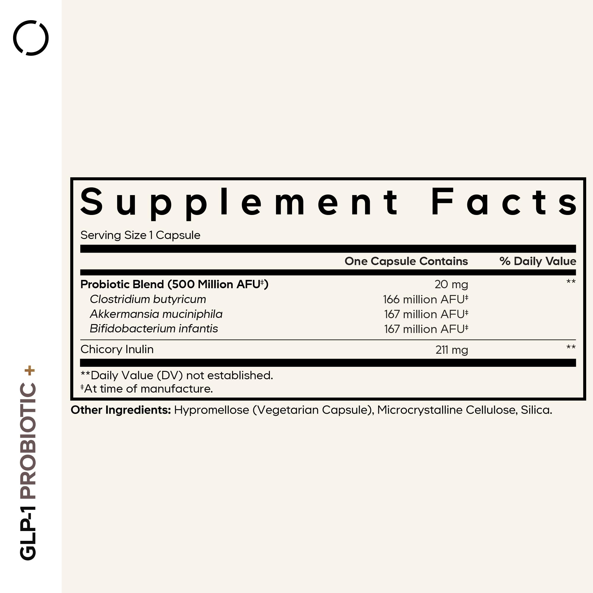 Codeage GLP-1 Probiotic+ Probiotic & Prebiotic Supplement

