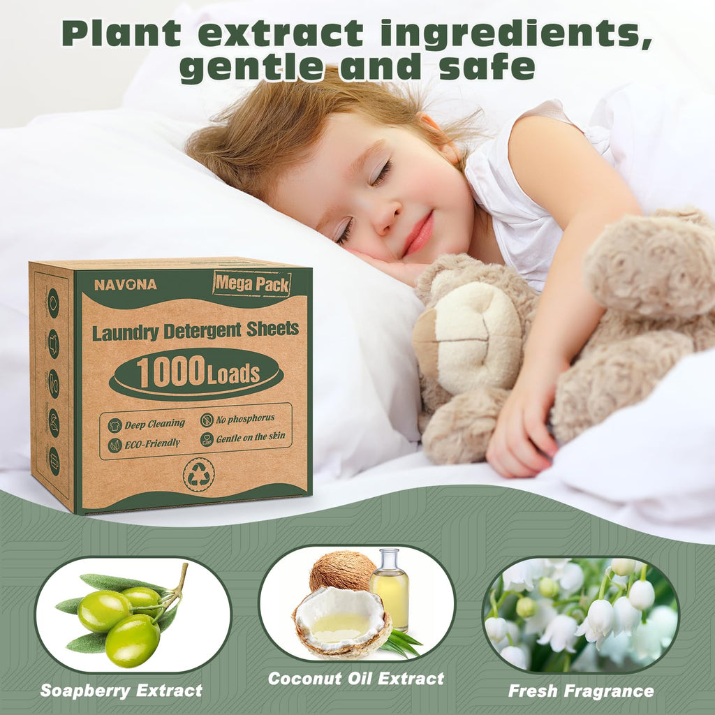 Laundry Detergent Sheets Mega Bundle - Eco-Friendly Cleaning


