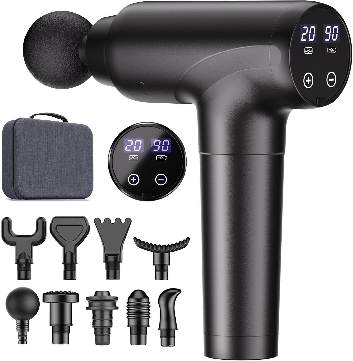 cotsoco Massage Gun Deep Tissue Percussion Massager|9 Heads

