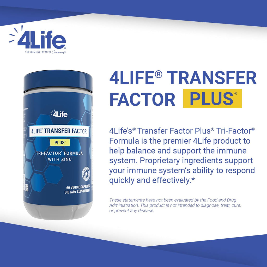4Life Transfer Factor Plus Zinc Immune Support MushroomBlend


