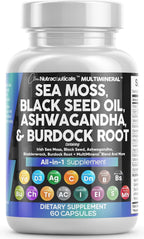 Clean Nutra 15-in-1 Sea Moss & Black Seed Oil

