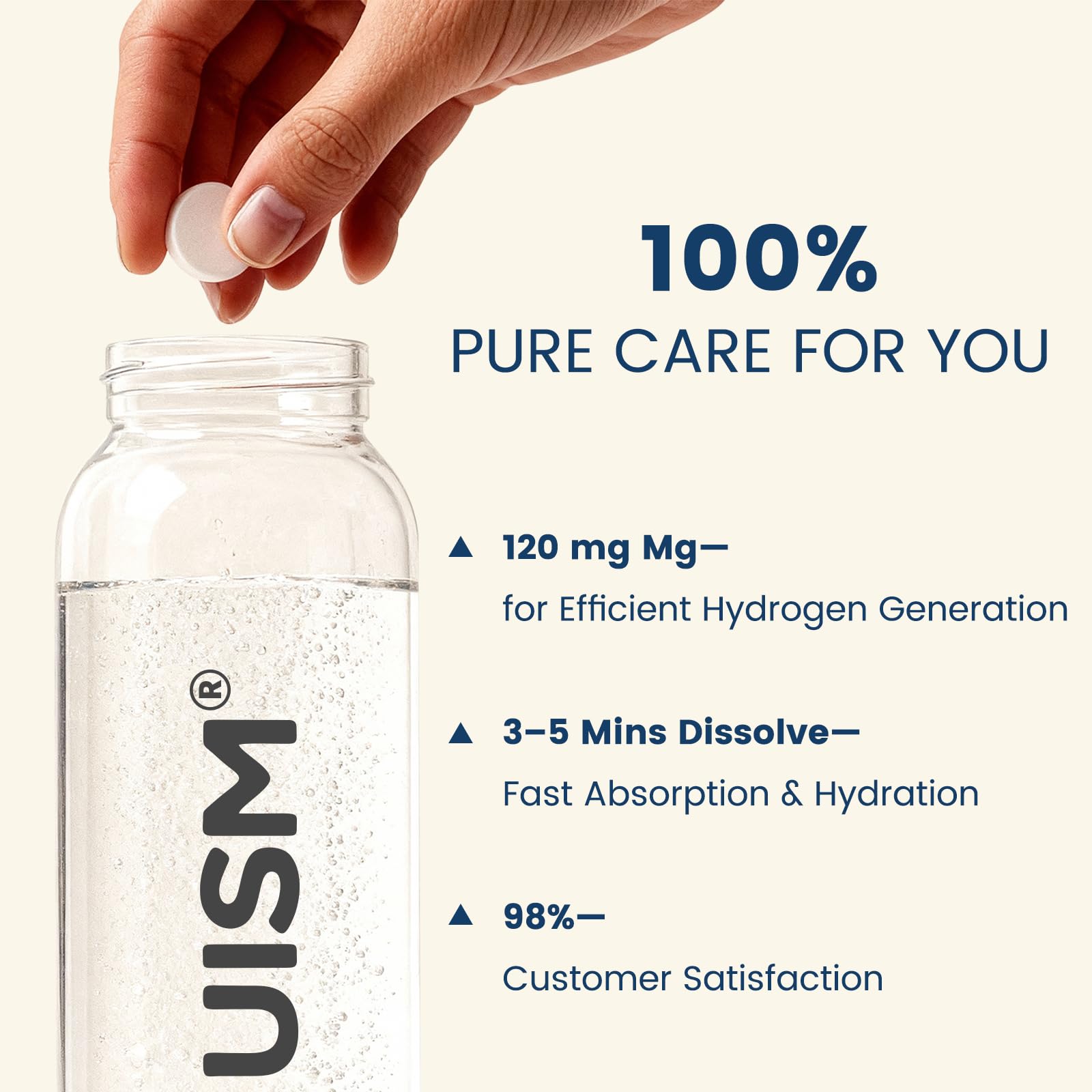 Hydrogen Water Tablets with Magnesium for Hydration

