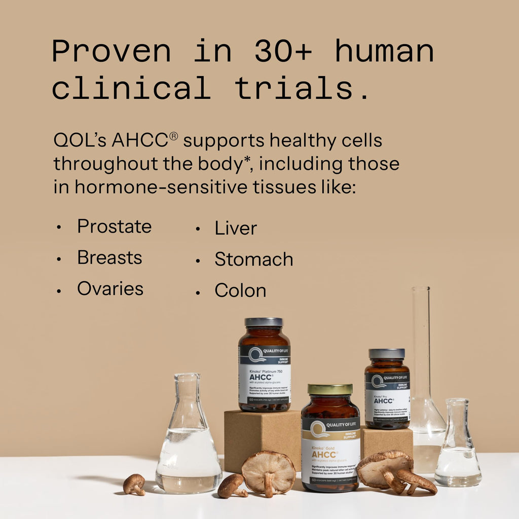 Quality of Life Kinoko Platinum AHCC Immune Support

