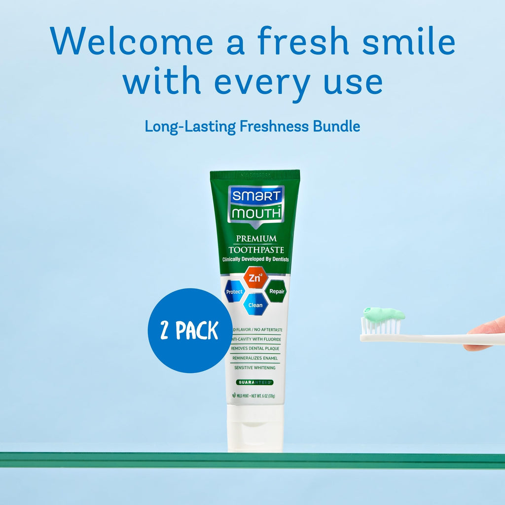 SmartMouth Anti-Cavity Zinc Toothpaste - Enamel Support

