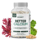 Calcium by Organics Ocean: Organic Red Algae with D3 & K2

