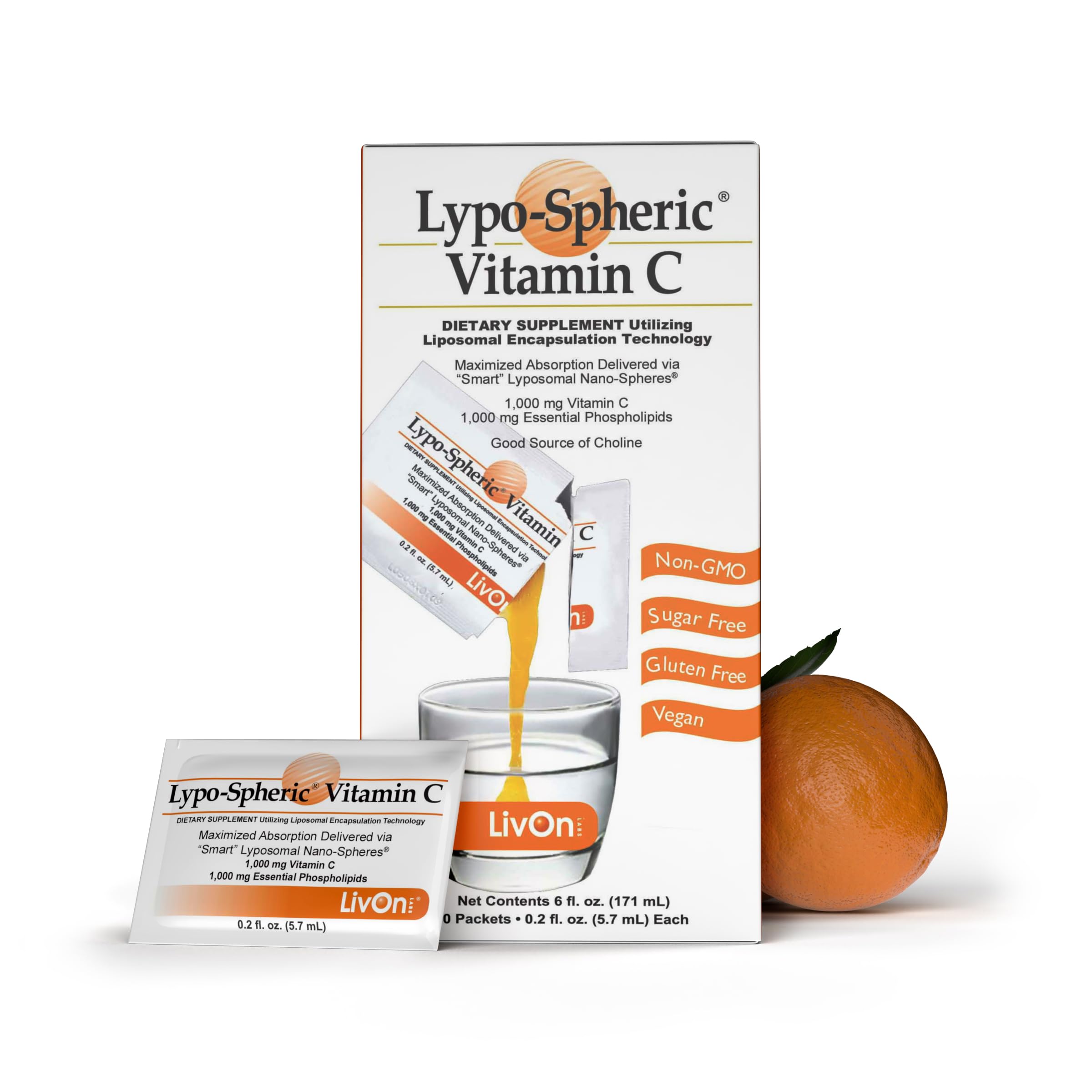 LivOn Liposomal Vitamin C 1000mg | Immune Support

