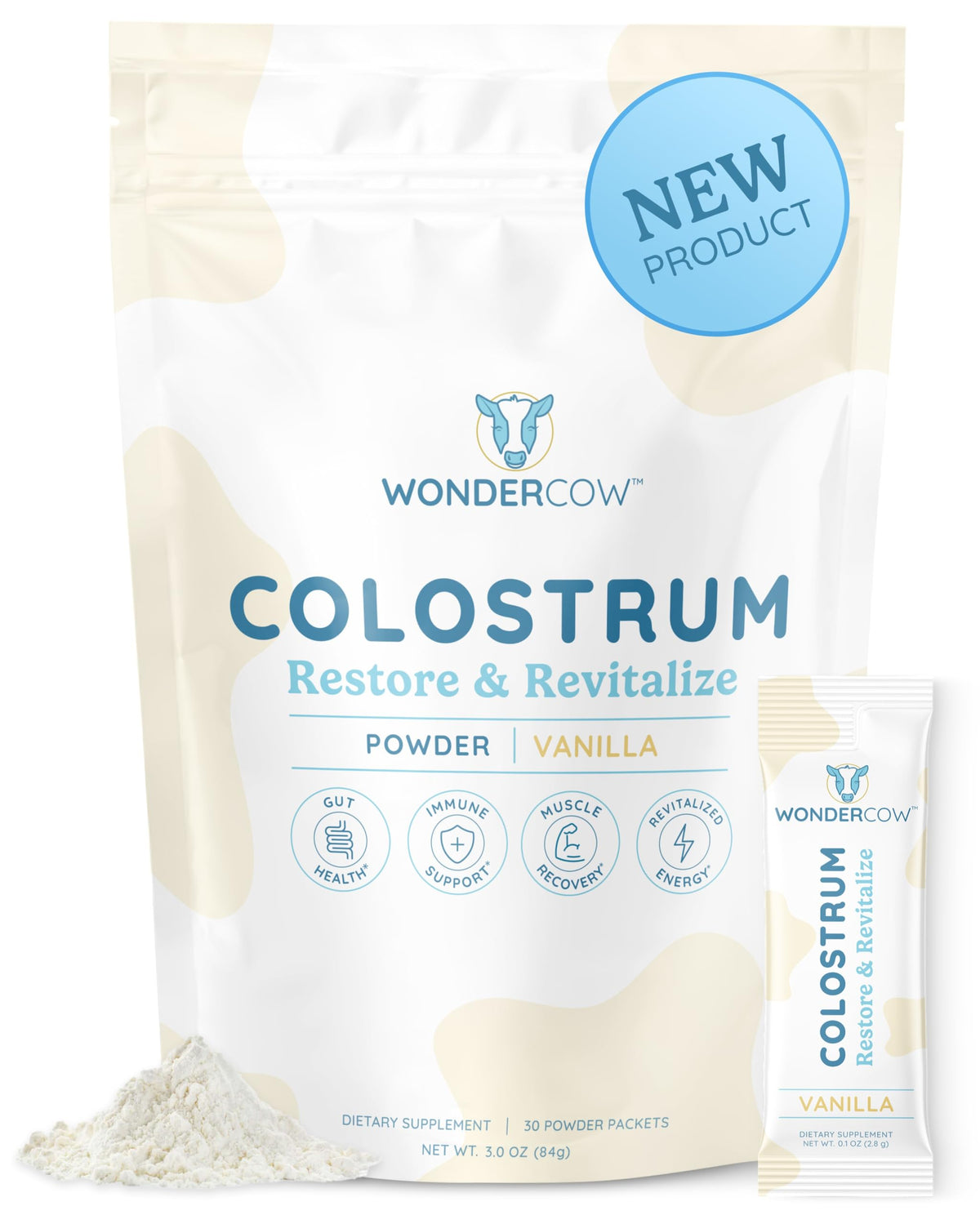 WonderCow Colostrum Powder for Gut Health and Wellness