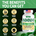 NMNH NMN Supplement with Liposomal Resveratrol & NR

