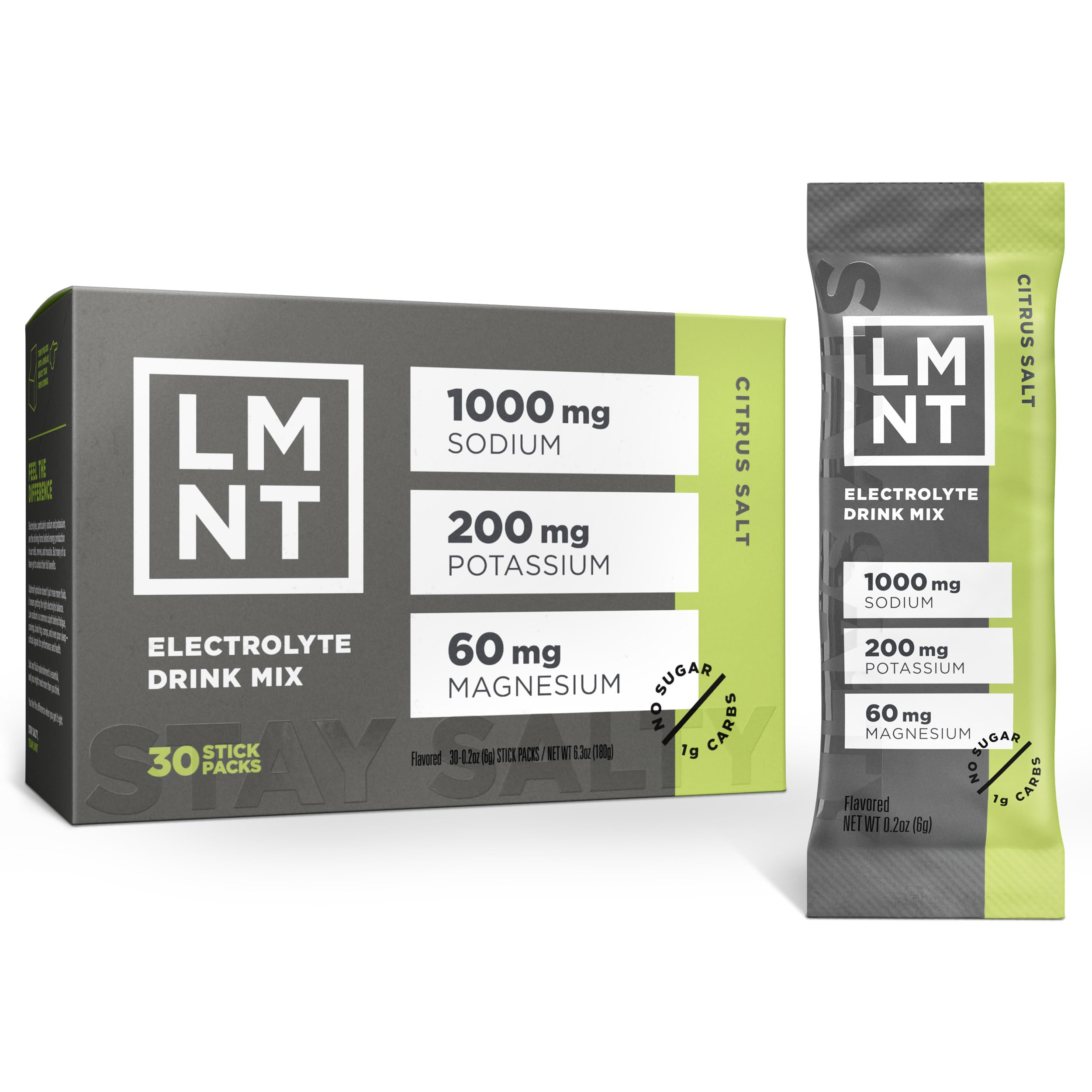 LMNT Zero Sugar Electrolyte Drink Mix