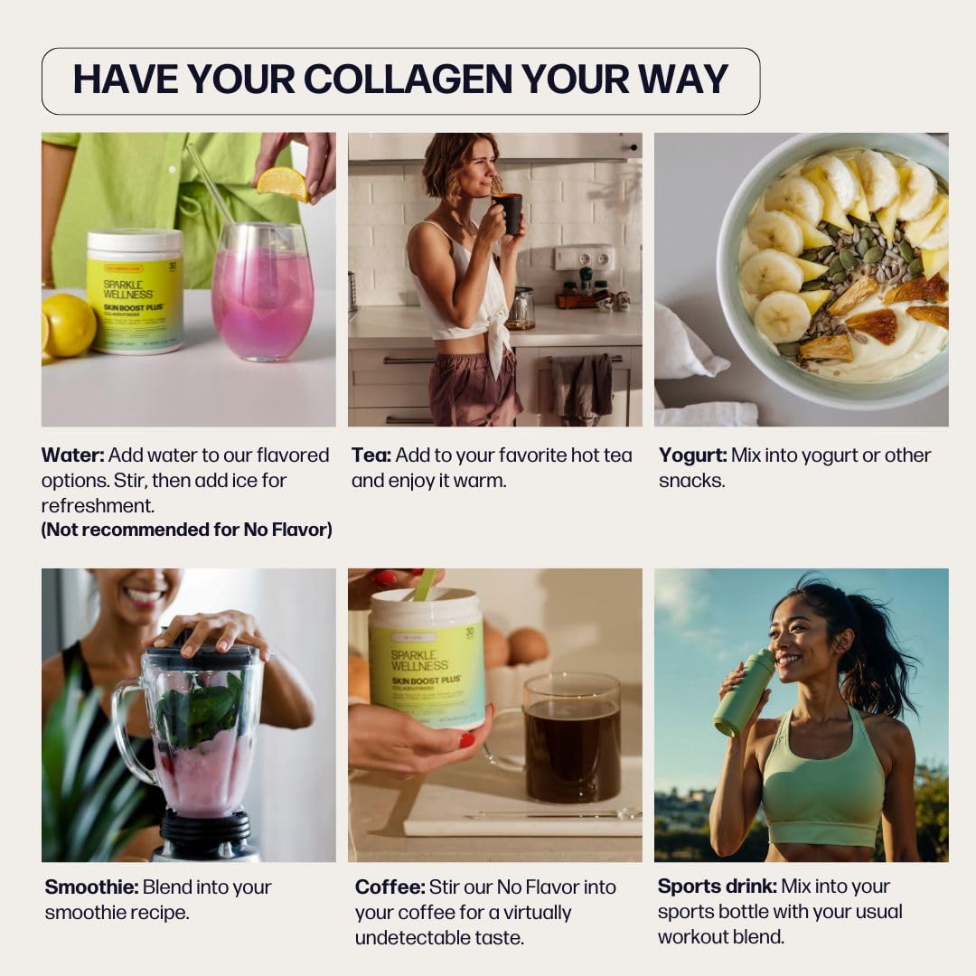 Sparkle Wellness VERISOL Collagen Peptides with Vitamin C

