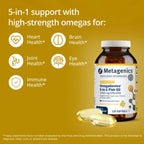 Metagenics OmegaGenics Omega-3 Fish Oil 1000 mg EPA DHA

