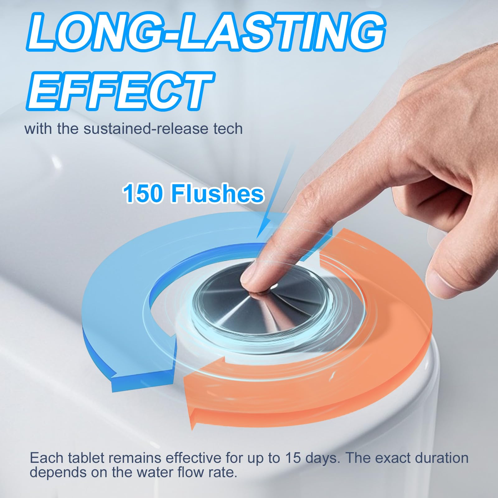 KIISIISO Toilet Bowl Cleaner Tablets | Hands-Free Cleaning

