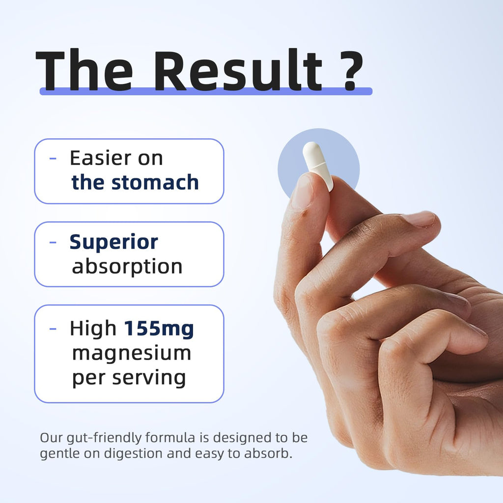 iMATCHME Magnesium Glycinate Capsules with L-Theanine & GABA

