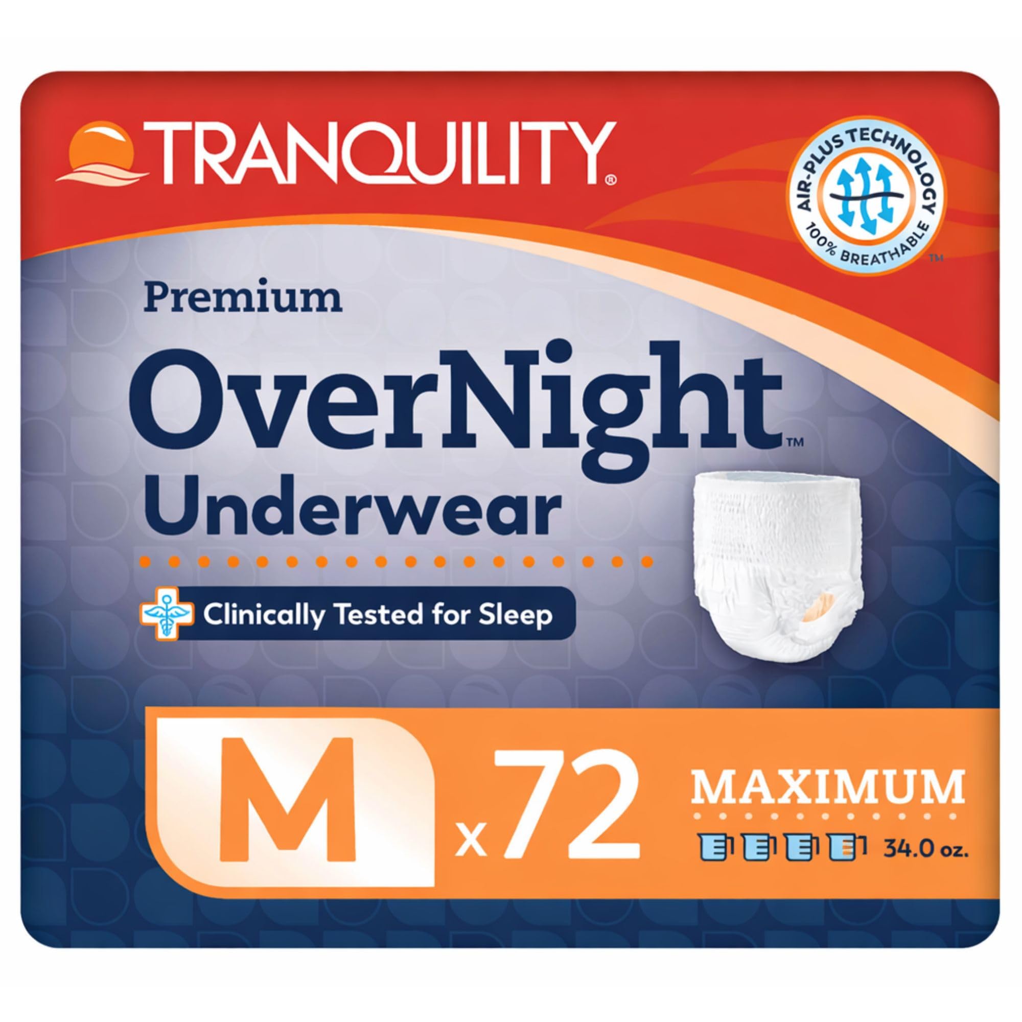 OverNight Disposable Absorbent Underwear by Tranquility

