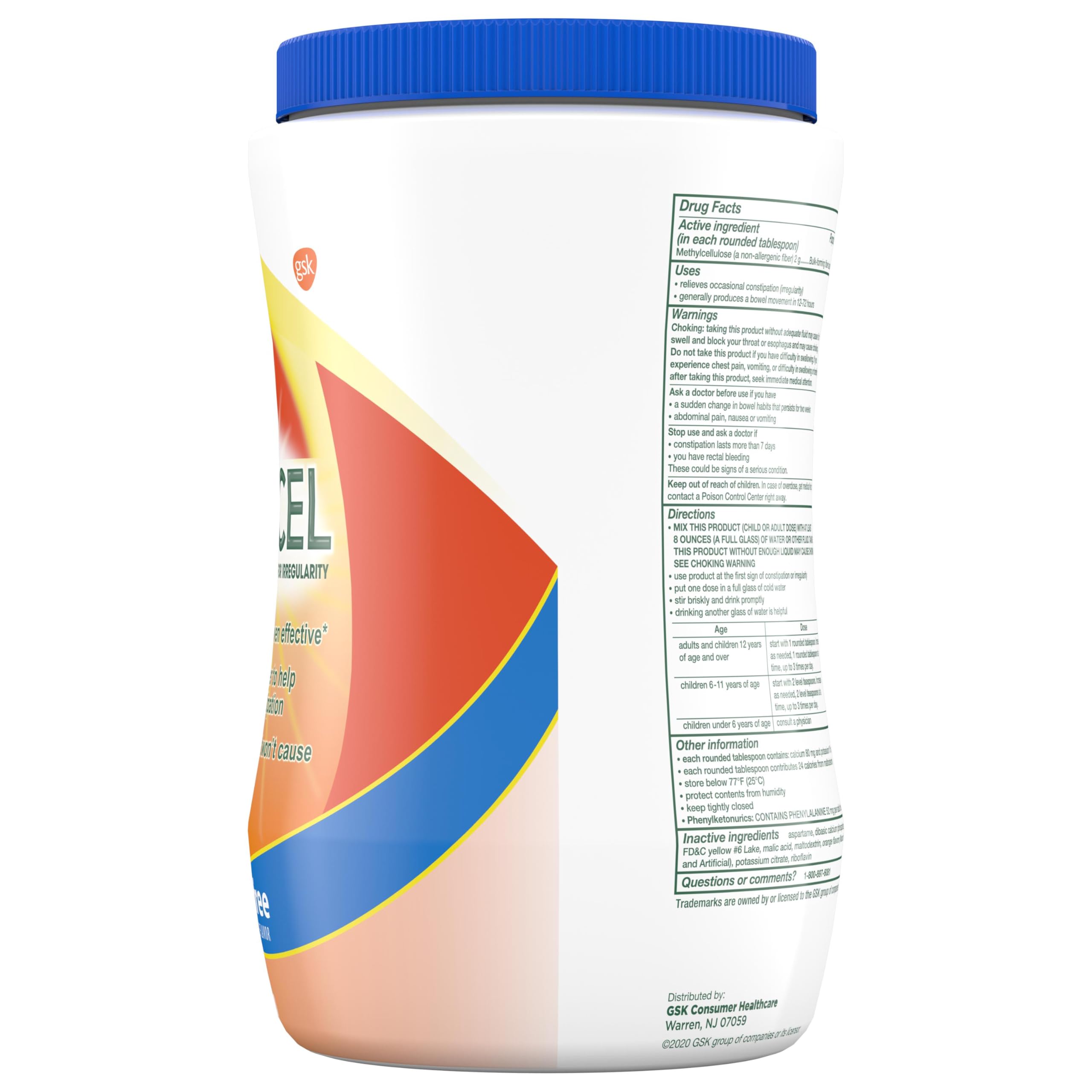 Citrucel Sugar Free Fiber Powder - Methylcellulose Relief

