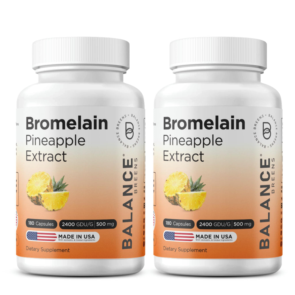Balancebreens Bromelain 500mg Capsules – Pineapple Extract for Joint & Digestive Support