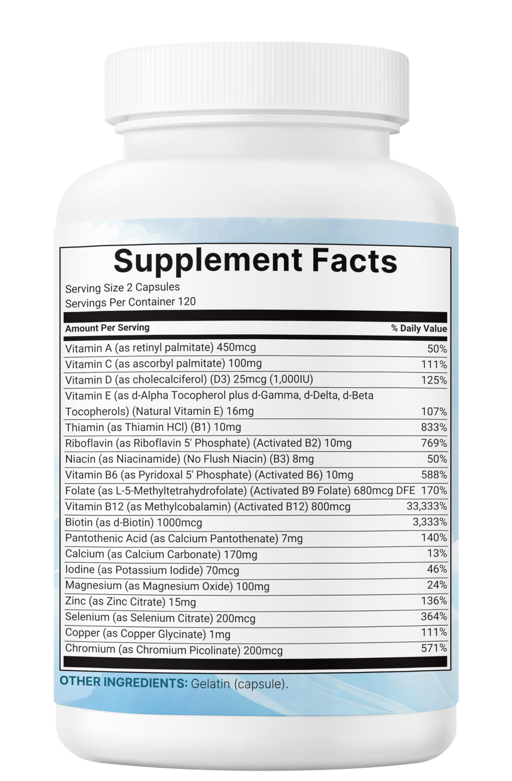 Micro Ingredients Methylated Multivitamin 19-in-1

