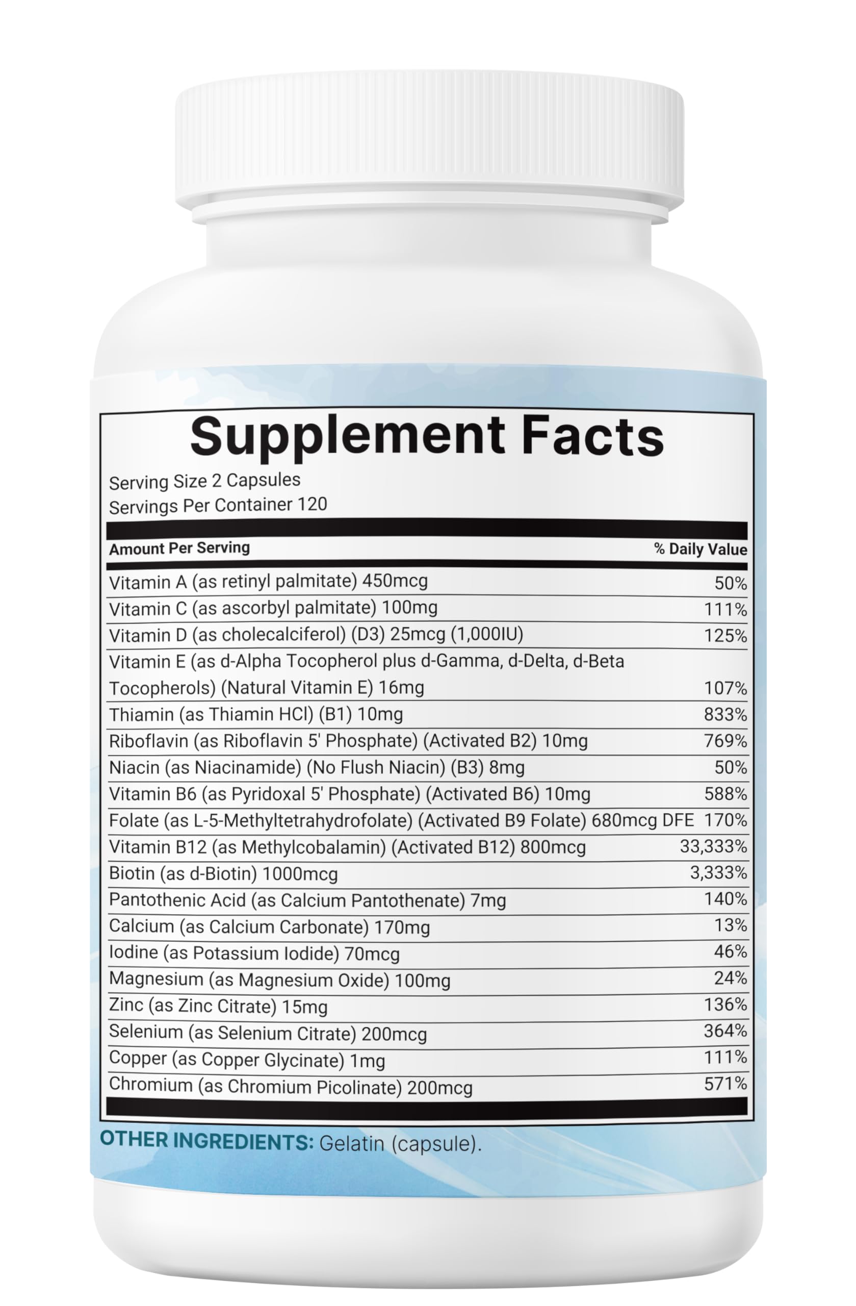 Micro Ingredients Methylated Multivitamin 19-in-1

