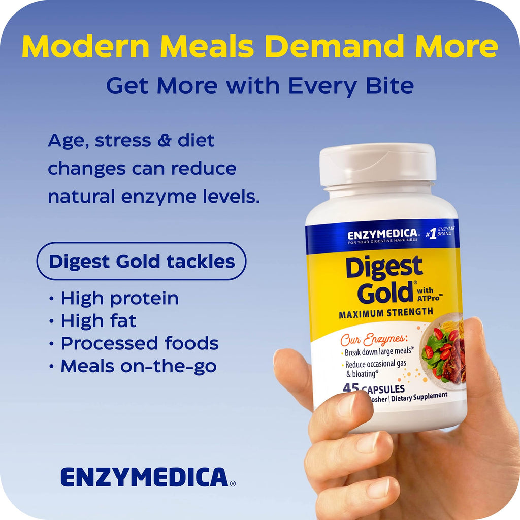 Enzymedica Digest Gold Digestive Enzyme Supplement

