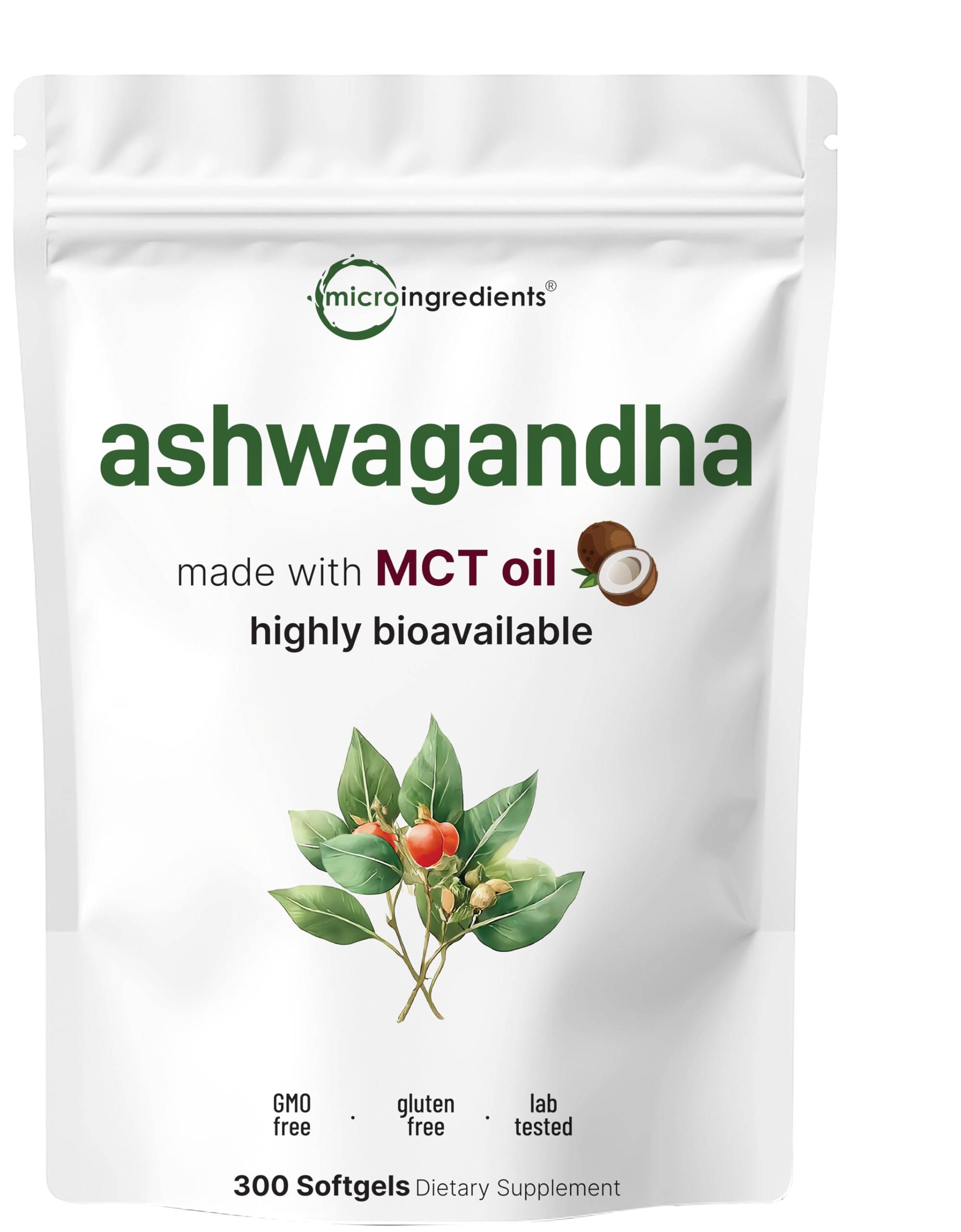 Micro Ingredients Ashwagandha Supplement with Black Pepper

