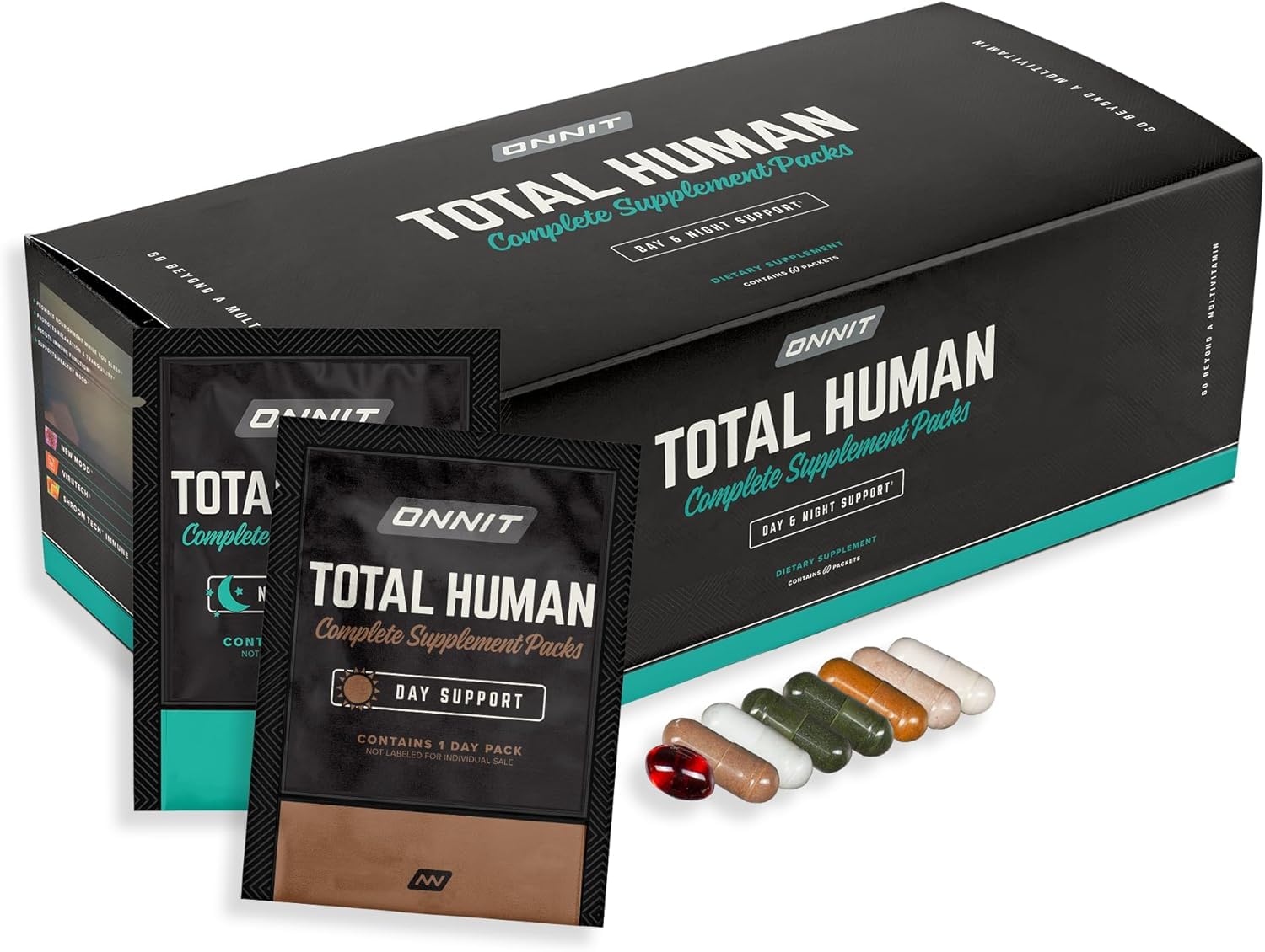 ONNIT Total Human Adult Multivitamin Capsules

