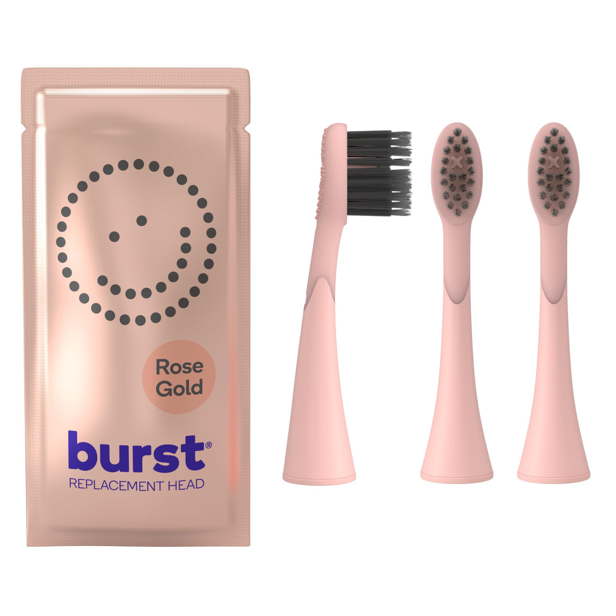 BURST Genuine Replacement Heads for Original Sonic Toothbrush
