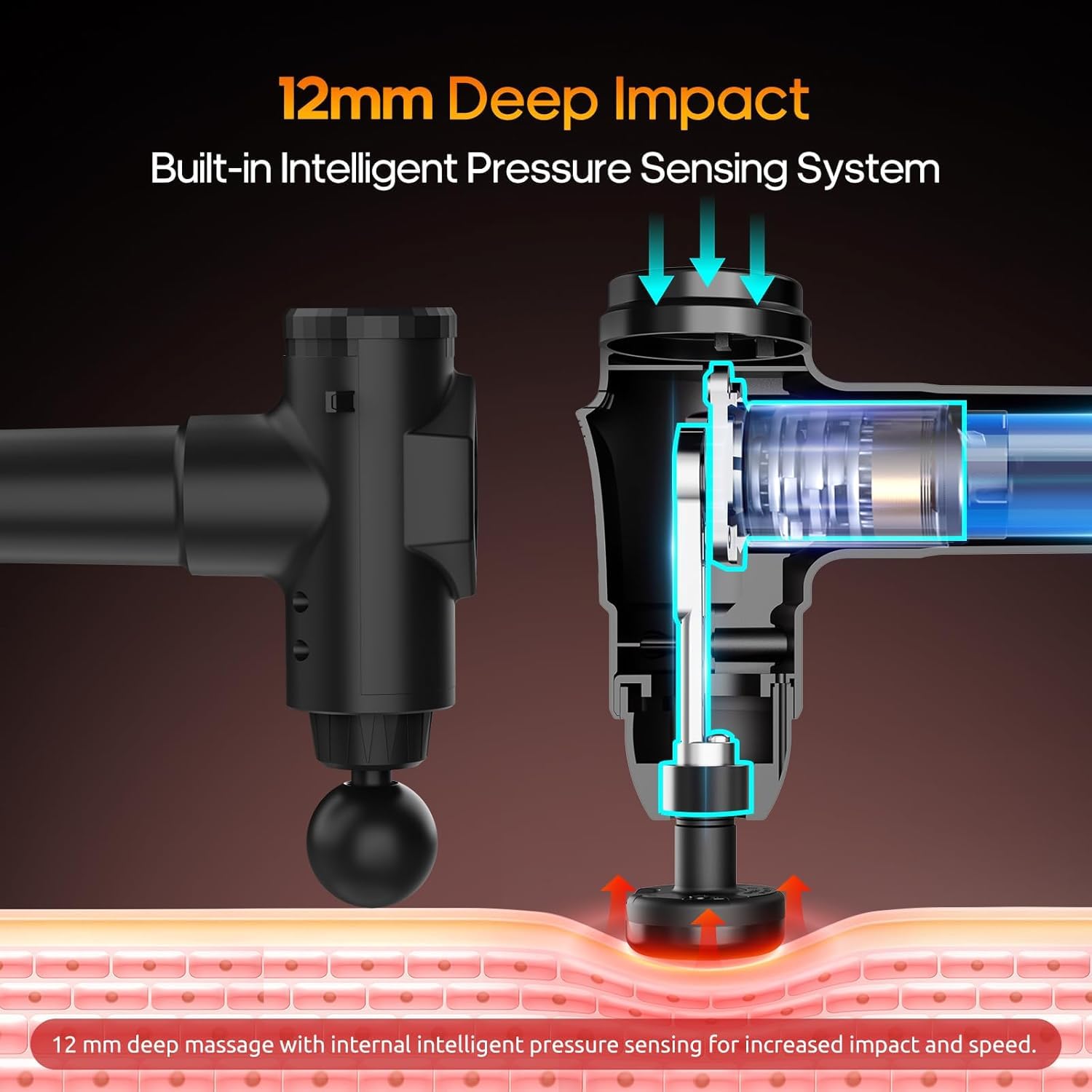 AERLANG Heated Massage Gun | Deep Tissue Percussion Therapy


