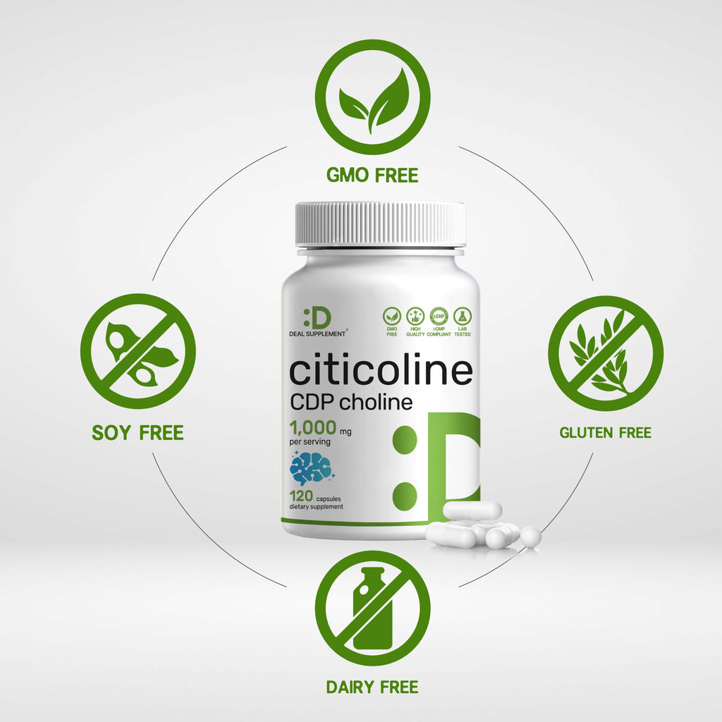Citicoline CDP Choline Brain Support | Nootropic Supplement

