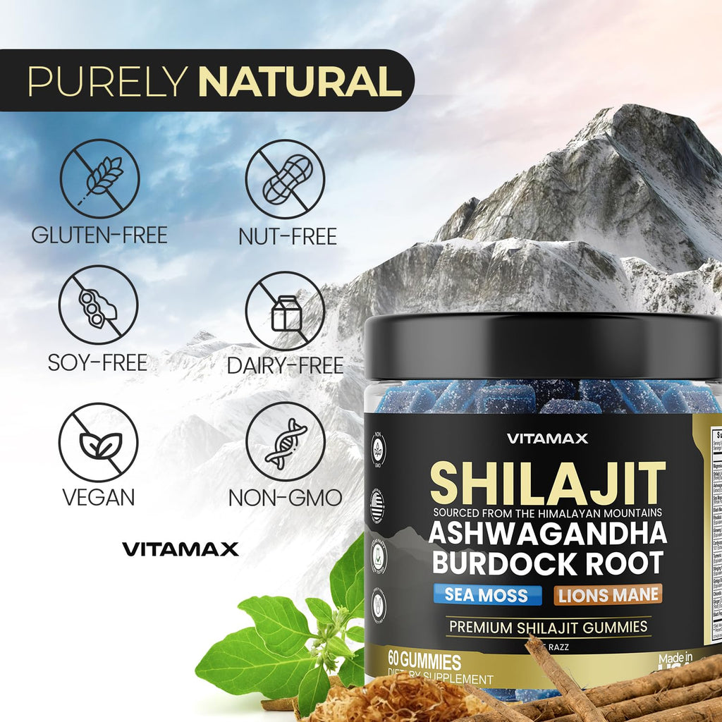 Vitamax Shilajit Gummies – Mineral Wellness Formula

