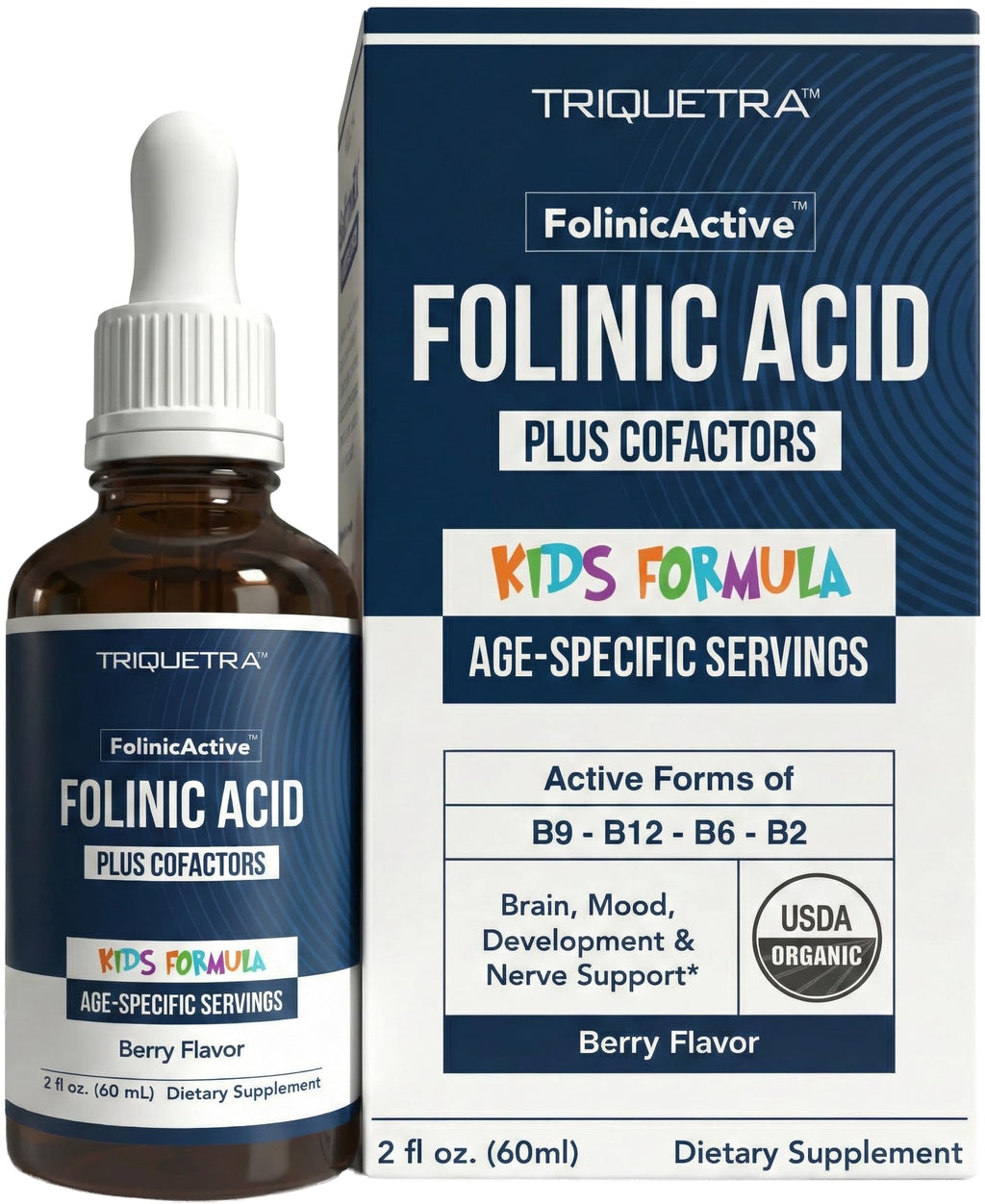 FolinicActive Kids Organic Folinic Acid and B Vitamins


