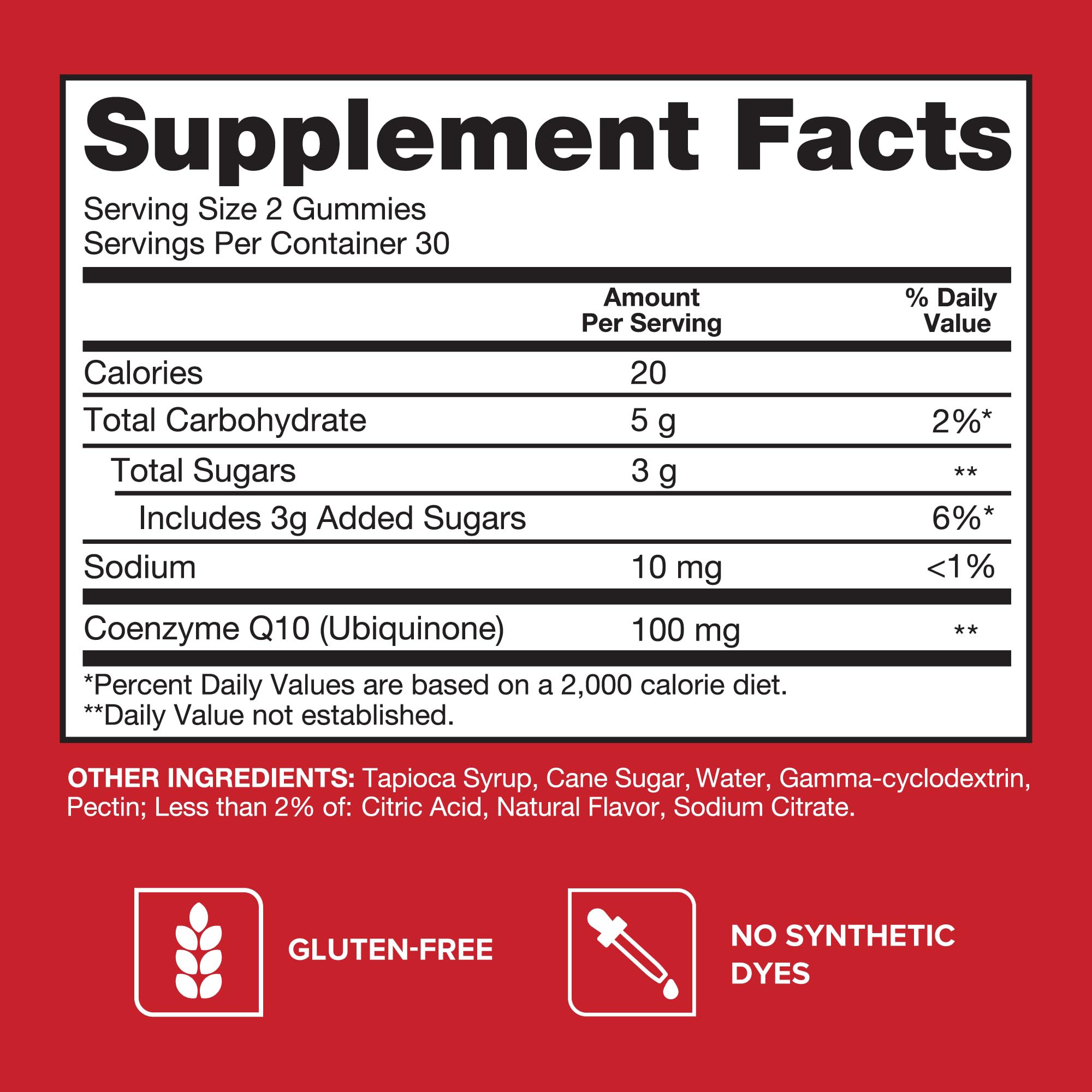Qunol CoQ10 Gummies 100mg Ultra High Absorption

