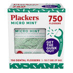 Plackers Micro Mint Dental Flossers with Fold-Out Toothpick

